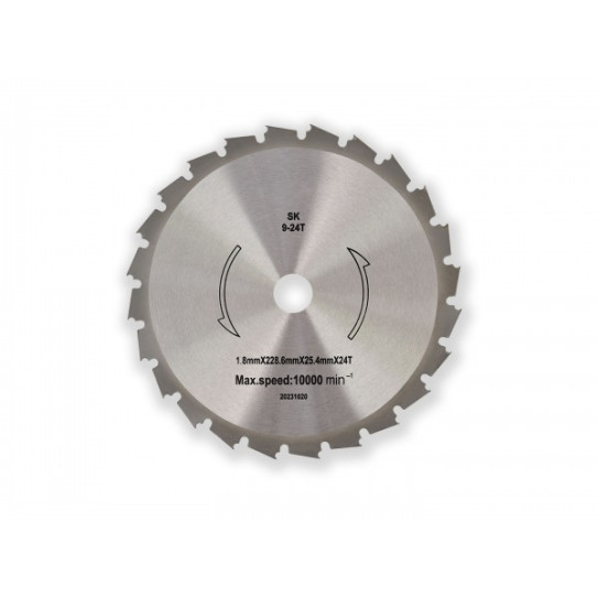 Диск 3z  255*25,4*3 MAX 10000 об./мин. Мотокоса VILLARTEC CB452/532/532P