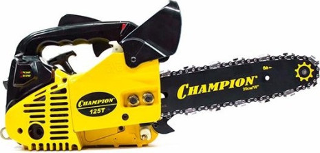 Бензопила CHAMPION  125Т-10"-3/8-1,3-40Е (0,7 кВт, 25,4 см3, 3,2 кг) Китай